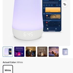 Hatch White and Purple Smart Sleep Assistant
